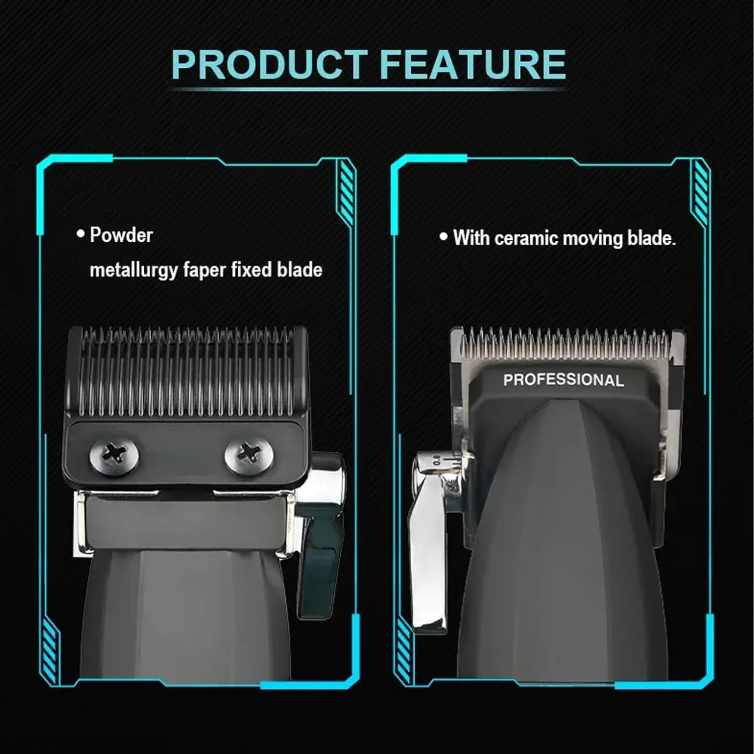 VGR Hair Trimmer Professional Barber Hair Cutting Machine Cordless Hair Clipper Haircut Barber Machine Trimer for Men V-003