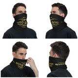 Moto Guzzi Motorcycle Racing Bandana Neck Cover Printed Motorcross Wrap Scarf Warm Headband Riding Unisex Adult All Season