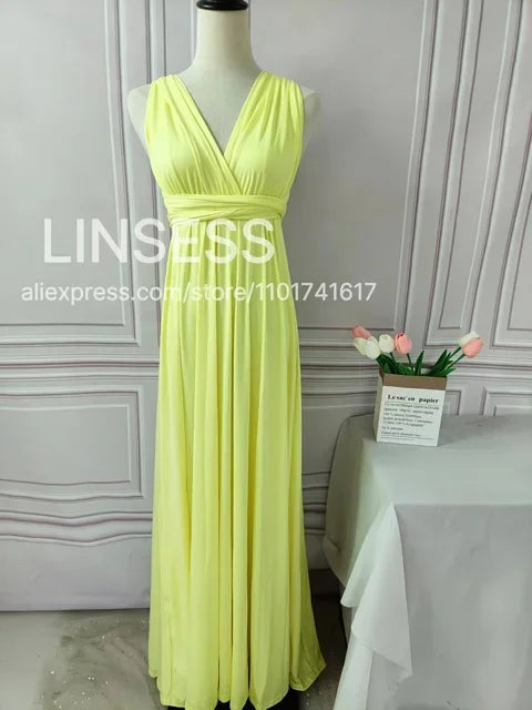Rust Bridesmaid Dress Infinity Multiway Maxi Bridesmaid Dress Formal Wrap Wedding Evening Dress Wedding Cocktail Floor Length
