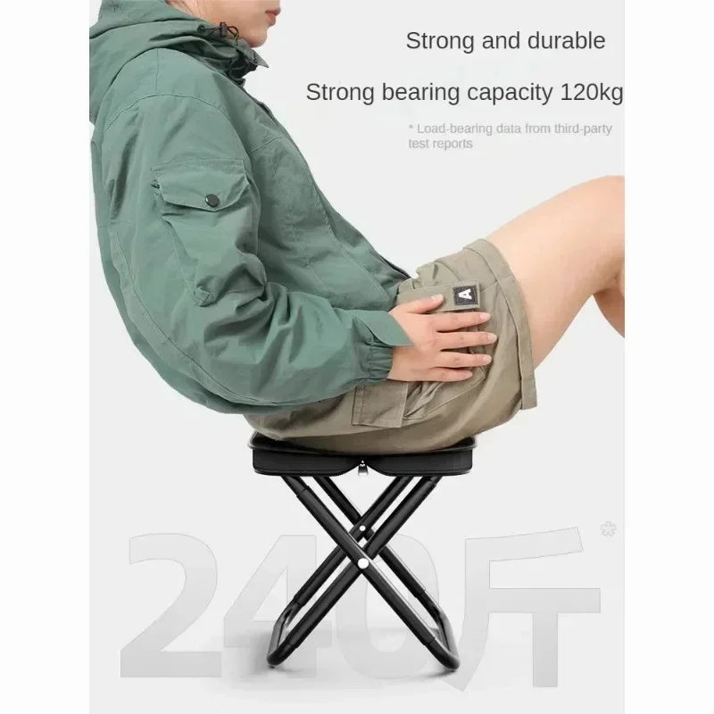 Outdoor folding stool Camping chair Park stool Picnic small Mazar fishing chair Portable small bench folding chair