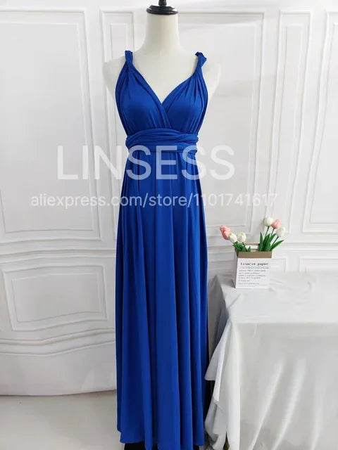 Rust Bridesmaid Dress Infinity Multiway Maxi Bridesmaid Dress Formal Wrap Wedding Evening Dress Wedding Cocktail Floor Length