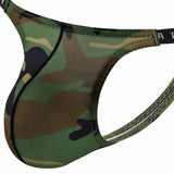 Camouflage Sexy Bulge Pouch G-String Bikini Men Breathable Low Rise Thong Briefs Panties Gays Clothes Трусы Мужские