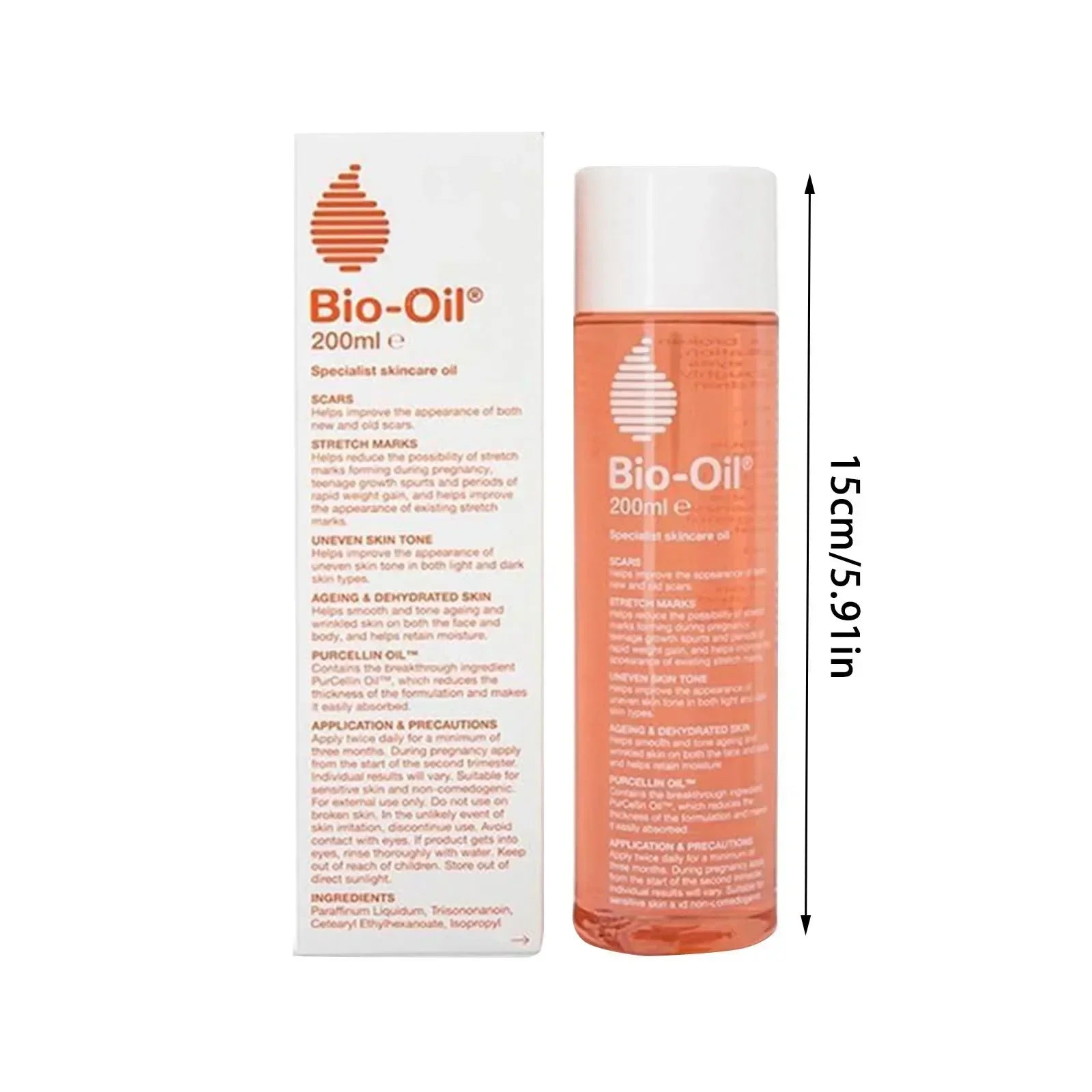 Bio-oil 200ml, Prevents and Fades Pregnancy Obesity Scars, Is Gentle and Non-irritating.