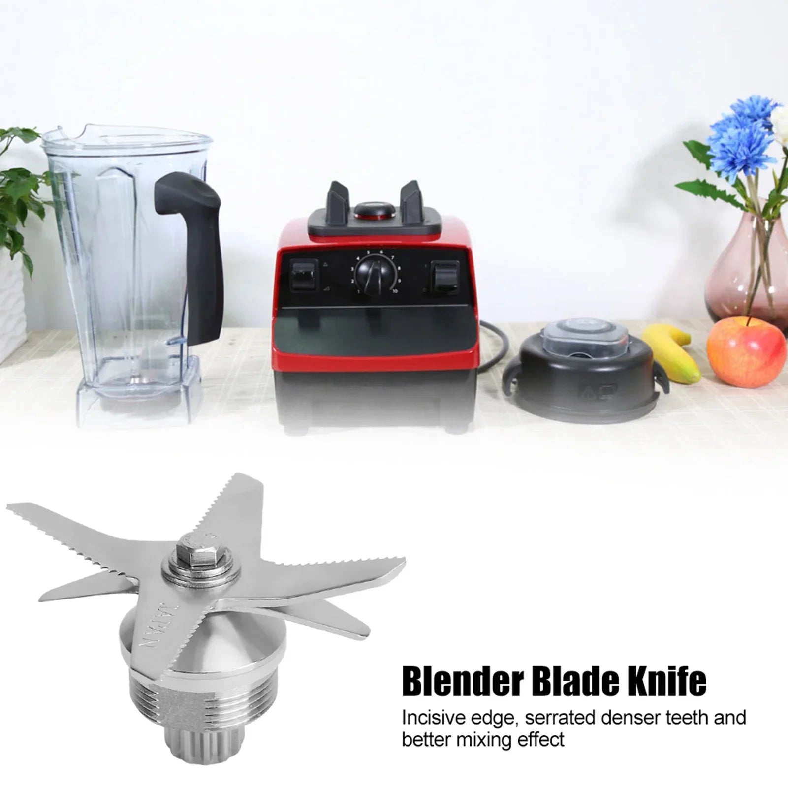 Blade for G5200 G2001 Juicer Blender 6-Leaf Mixing Cutting Blender Blade Knife for Cooking/Ice Cutter/Soybean Milk Machine