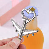 Creative Wedding Supplies Airplane Keychain Beer Opener Vintage Keychain Opener Gifts