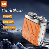 Xiaomi Men Electric Shaver Waterproof Type-C Rechargeable Mini Travel Rotary Razor Portable Hair Beard Trimmer Remover Tool