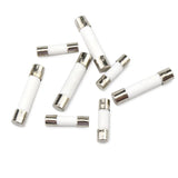 100 PCS Carton,Ceramic Fuse Tube,Fast Blow Tube Fuses,5*20mm 6*30mm,250V,0.5/1/2/3/4/5/6/8/10/15/20/25/30A