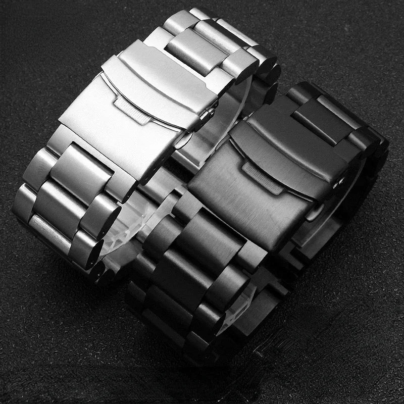 Stainless Steel Watch Band for Panerai Diesel Luminox Waterproof Sweat-Proof Wear Comfortable Men's Watch Strap 22 24 26mm