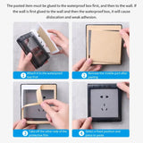 86 Type Outdoor Socket Protective Cover Bathroom Electric Plug Waterproof Cover Power Outlet Rainproof Box Electrical Supplies