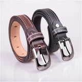 75-100cm Children's Belt Black Brown Leather Pin Buckle Wear-Resistant Boys Girls Outdoor Belts 2022 Hot Sale Wholesale