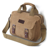 Men's Messenger Canvas Shoulder Bag Large Capacity Crossbody Bag Casual Vintage Outdoor Sport Travel Handbag  Sling Bag for Male