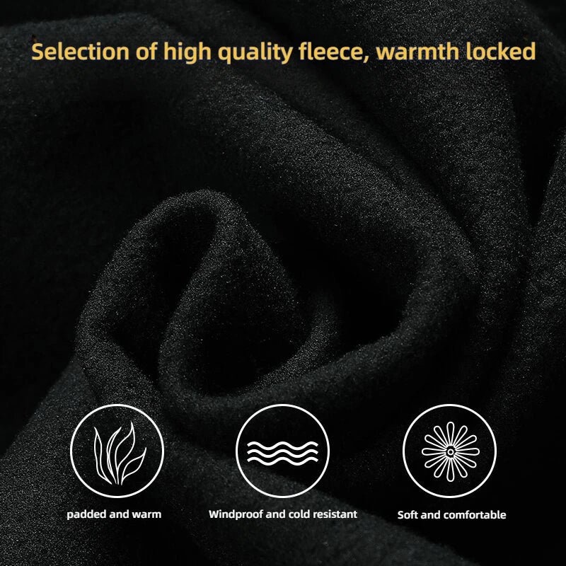 Winter Men's Outdoor Jackets Fleece Lining Windbreaker Waterproof Hiking Warm Jacket for Man Detachable Hat Casual Coats